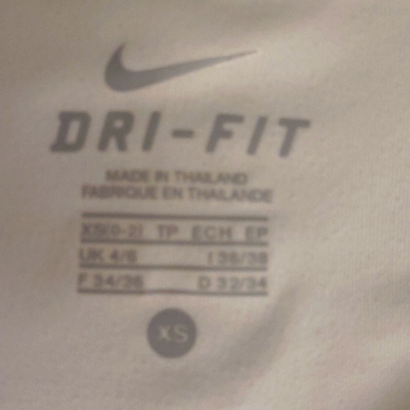 Nike Dri-Fit White Longsleeve - Picture 2 of 3